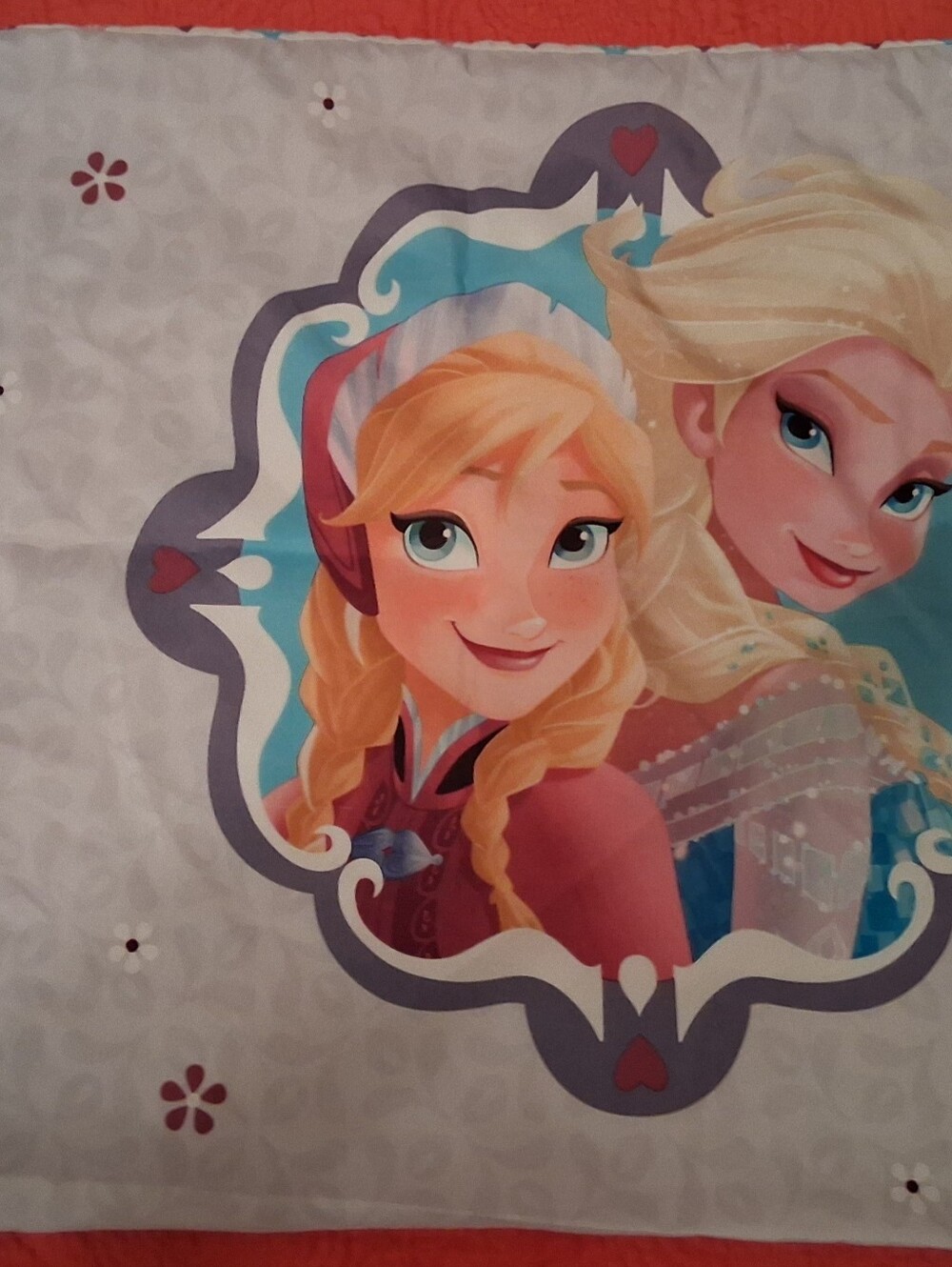 Disney Frozen Anna And Elsa Standard Size Pillowcase